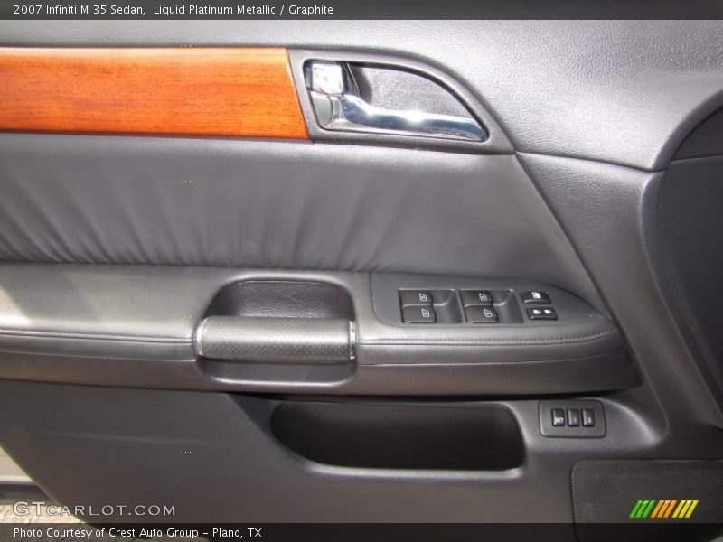 Liquid Platinum Metallic / Graphite 2007 Infiniti M 35 Sedan
