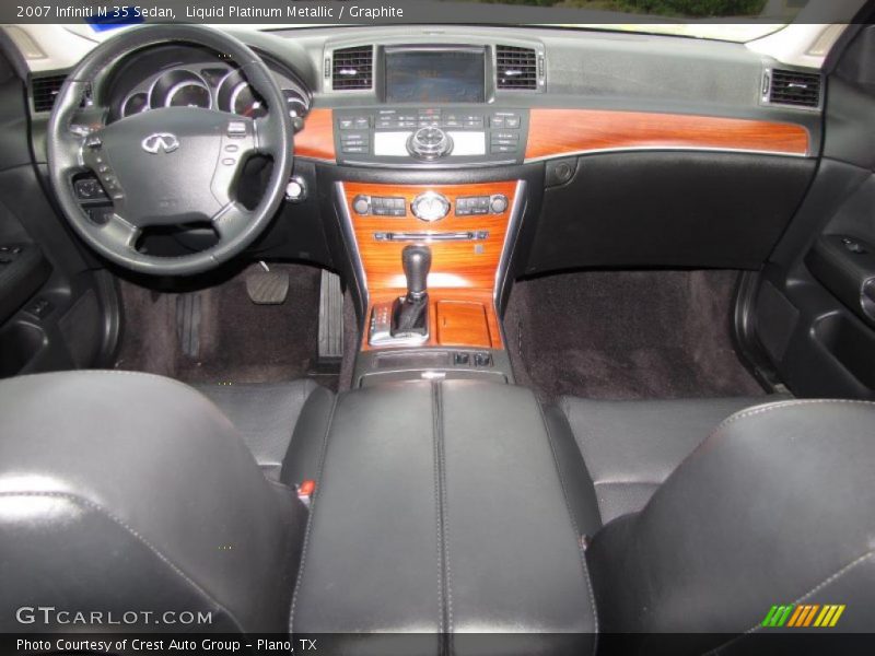 Liquid Platinum Metallic / Graphite 2007 Infiniti M 35 Sedan