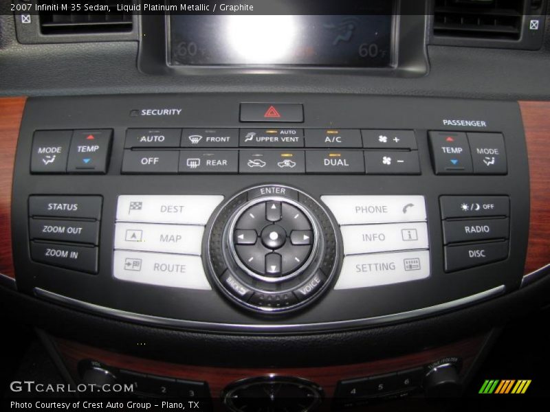 Liquid Platinum Metallic / Graphite 2007 Infiniti M 35 Sedan