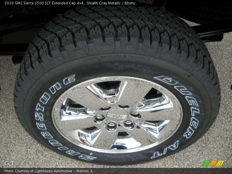 Stealth Gray Metallic / Ebony 2010 GMC Sierra 1500 SLT Extended Cab 4x4