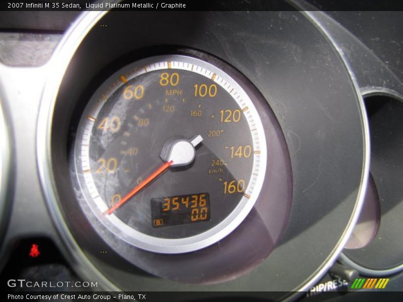 Liquid Platinum Metallic / Graphite 2007 Infiniti M 35 Sedan