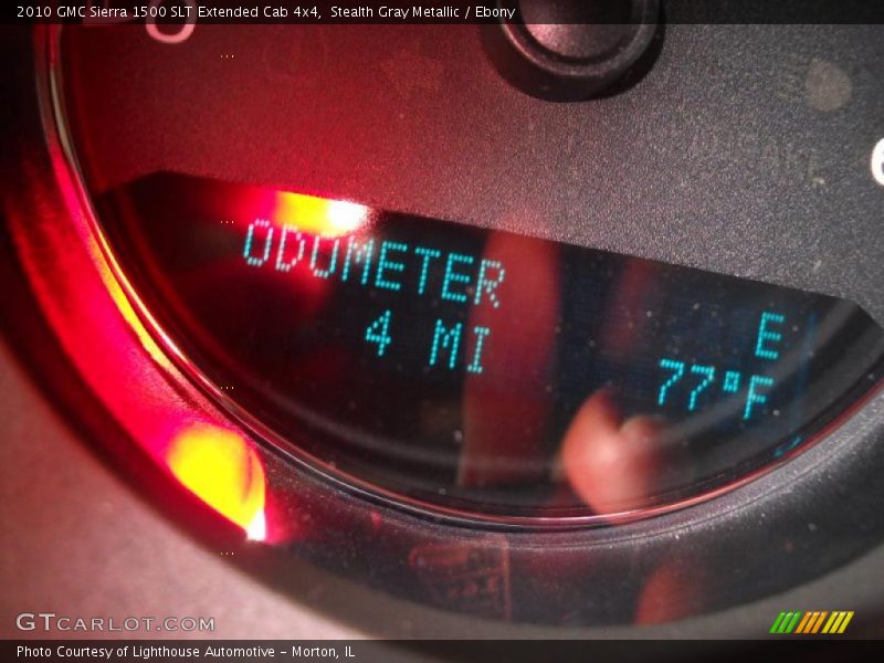 Stealth Gray Metallic / Ebony 2010 GMC Sierra 1500 SLT Extended Cab 4x4