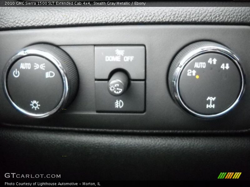 Stealth Gray Metallic / Ebony 2010 GMC Sierra 1500 SLT Extended Cab 4x4