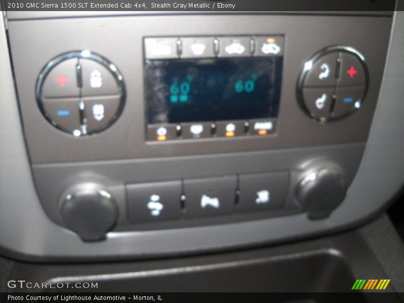 Stealth Gray Metallic / Ebony 2010 GMC Sierra 1500 SLT Extended Cab 4x4