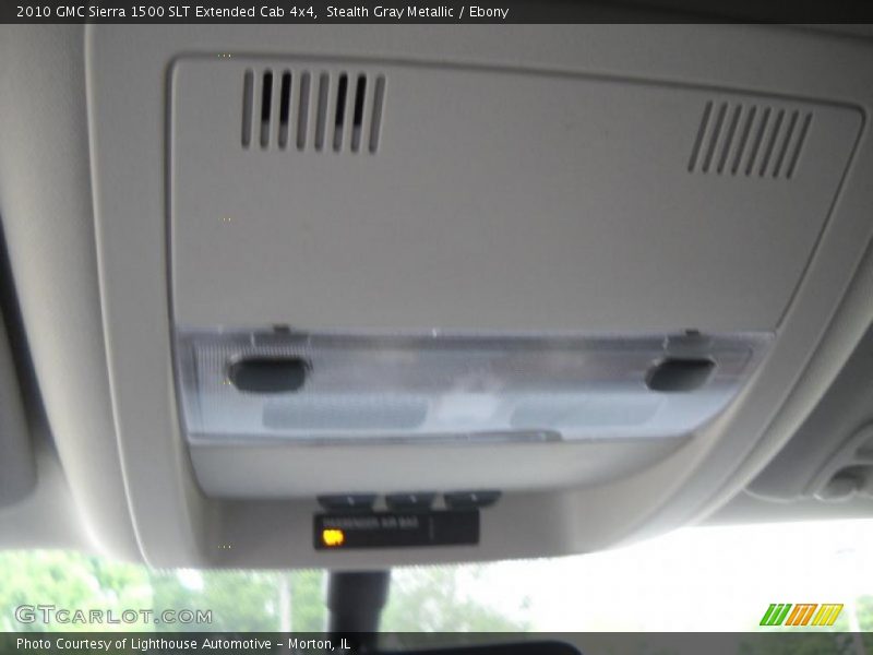 Stealth Gray Metallic / Ebony 2010 GMC Sierra 1500 SLT Extended Cab 4x4
