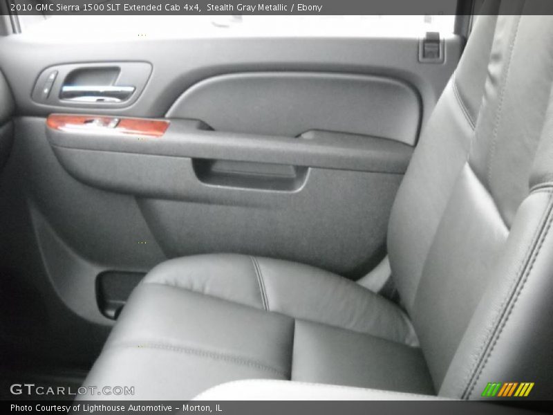 Stealth Gray Metallic / Ebony 2010 GMC Sierra 1500 SLT Extended Cab 4x4