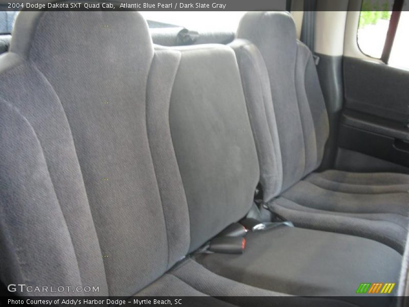 Atlantic Blue Pearl / Dark Slate Gray 2004 Dodge Dakota SXT Quad Cab