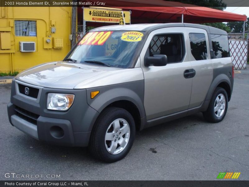 Shoreline Mist Metallic / Gray 2003 Honda Element EX