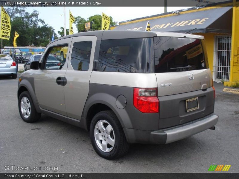 Shoreline Mist Metallic / Gray 2003 Honda Element EX