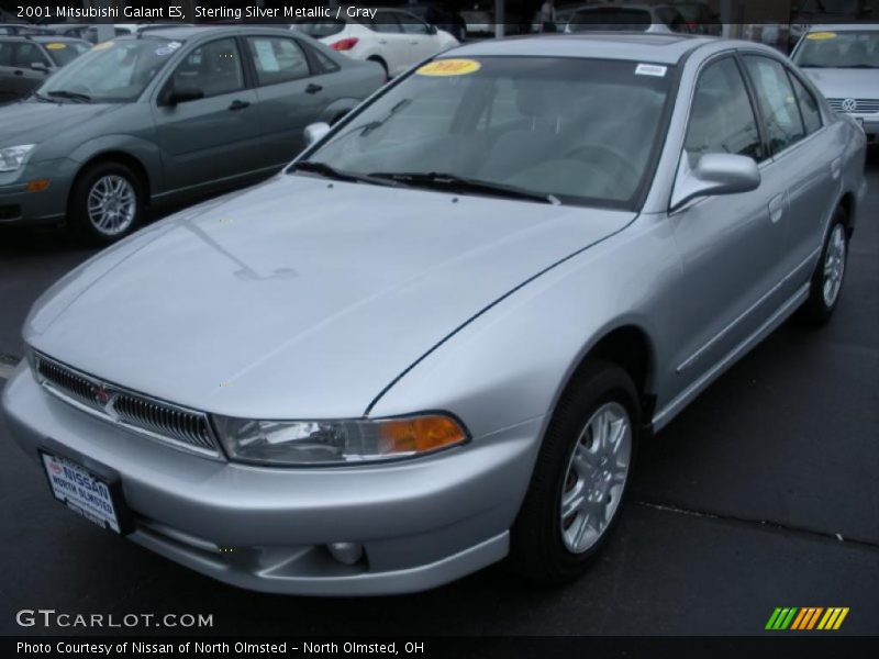 Sterling Silver Metallic / Gray 2001 Mitsubishi Galant ES