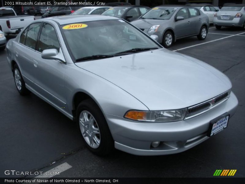 Sterling Silver Metallic / Gray 2001 Mitsubishi Galant ES