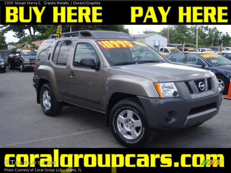 Granite Metallic / Desert/Graphite 2005 Nissan Xterra S