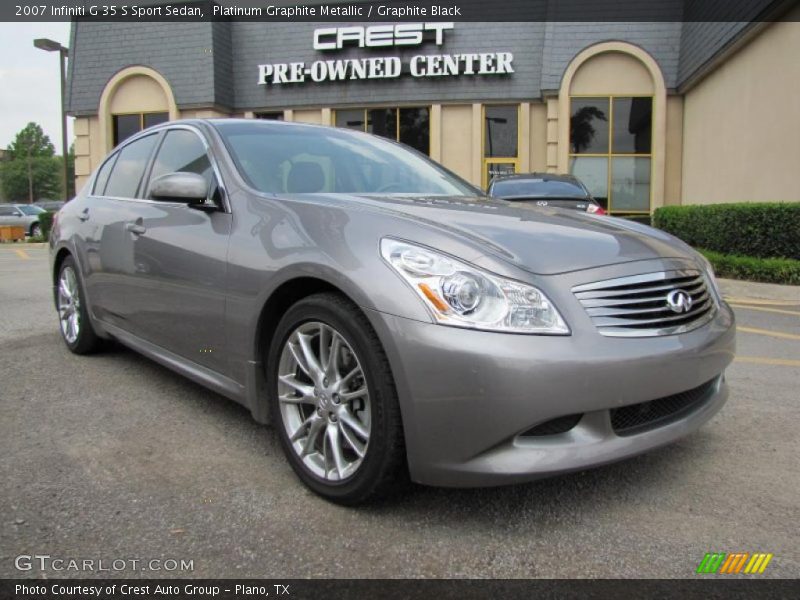 Platinum Graphite Metallic / Graphite Black 2007 Infiniti G 35 S Sport Sedan