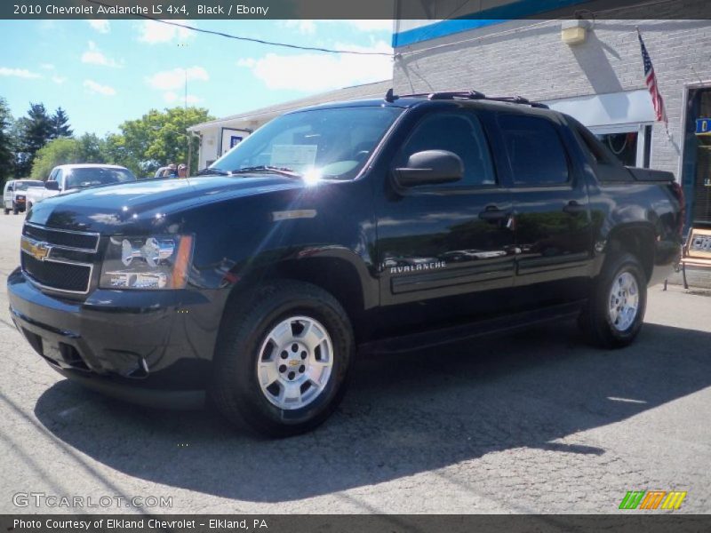Black / Ebony 2010 Chevrolet Avalanche LS 4x4