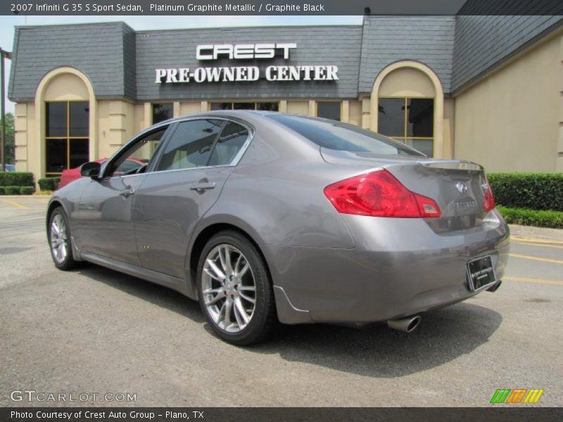 Platinum Graphite Metallic / Graphite Black 2007 Infiniti G 35 S Sport Sedan