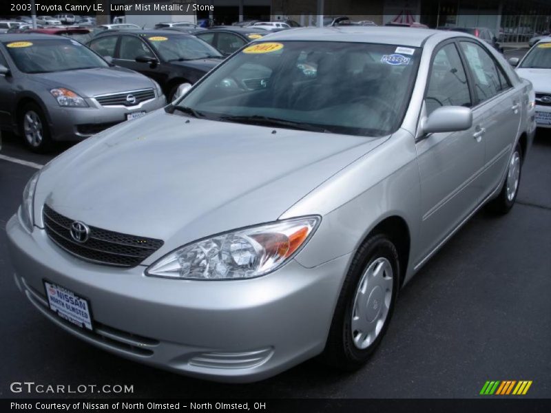 Lunar Mist Metallic / Stone 2003 Toyota Camry LE