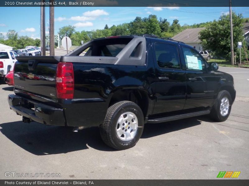 Black / Ebony 2010 Chevrolet Avalanche LS 4x4