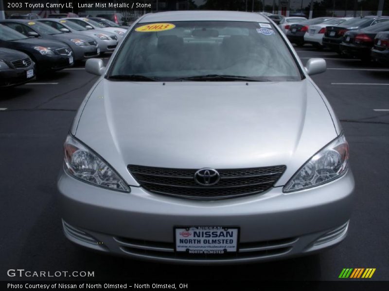 Lunar Mist Metallic / Stone 2003 Toyota Camry LE