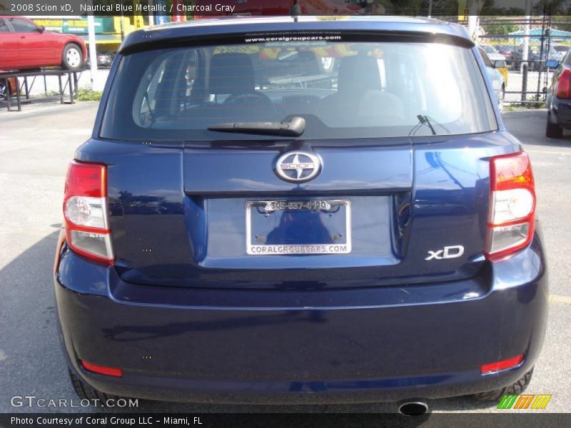 Nautical Blue Metallic / Charcoal Gray 2008 Scion xD