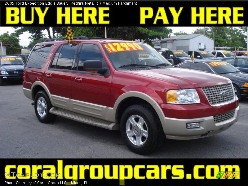 Redfire Metallic / Medium Parchment 2005 Ford Expedition Eddie Bauer