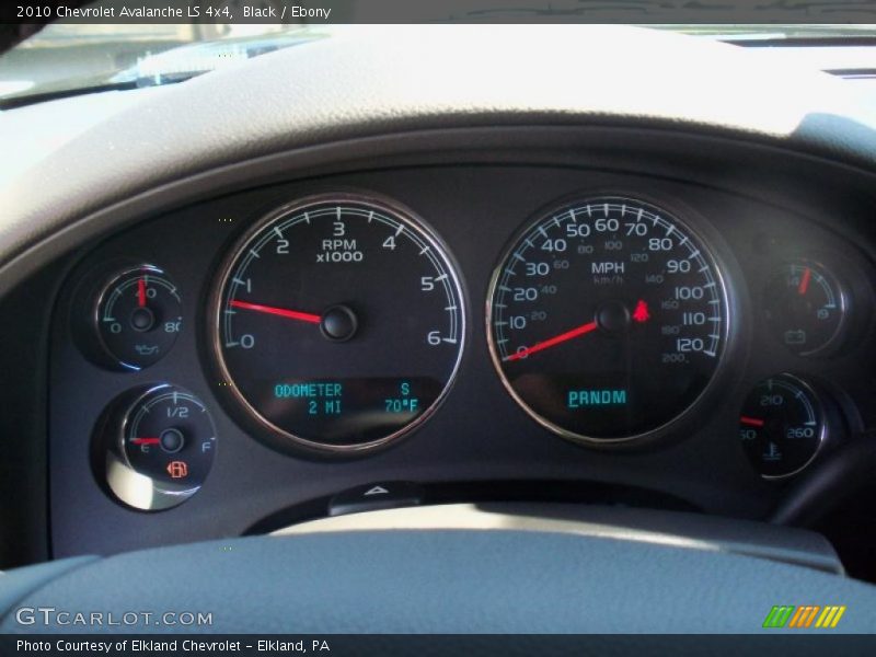 Black / Ebony 2010 Chevrolet Avalanche LS 4x4