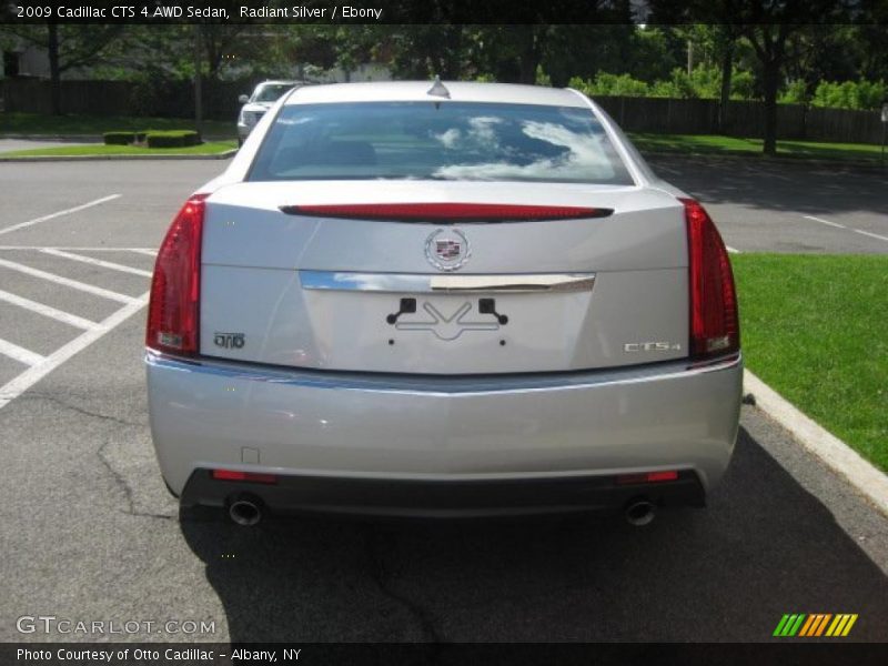 Radiant Silver / Ebony 2009 Cadillac CTS 4 AWD Sedan