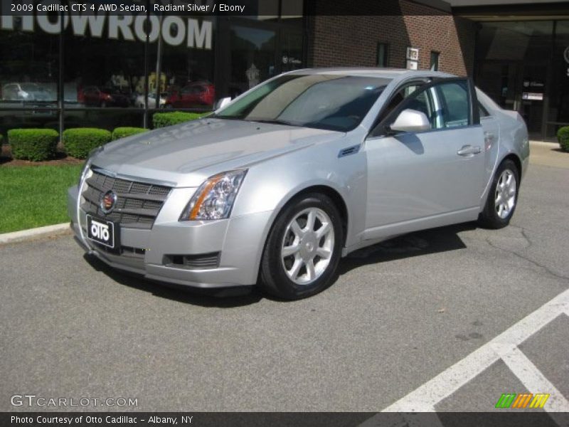 Radiant Silver / Ebony 2009 Cadillac CTS 4 AWD Sedan