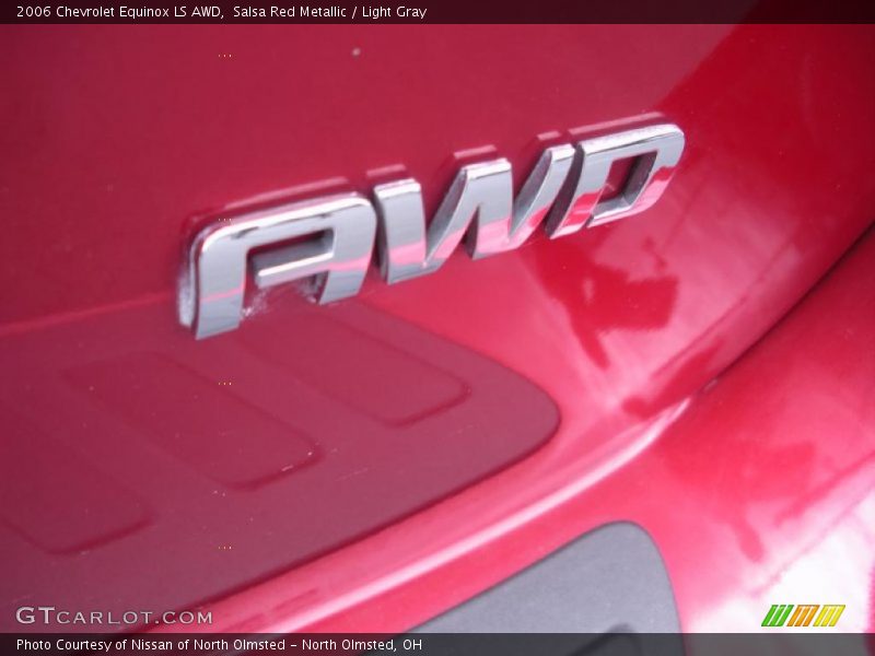 Salsa Red Metallic / Light Gray 2006 Chevrolet Equinox LS AWD