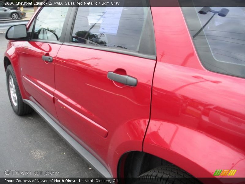Salsa Red Metallic / Light Gray 2006 Chevrolet Equinox LS AWD