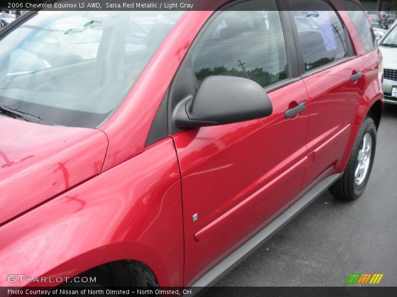 Salsa Red Metallic / Light Gray 2006 Chevrolet Equinox LS AWD