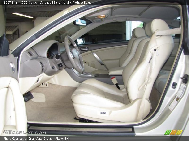 Serengeti Sand Metallic / Wheat Beige 2007 Infiniti G 35 Coupe