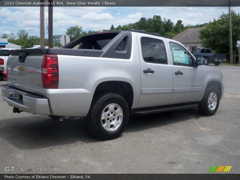 Sheer Silver Metallic / Ebony 2010 Chevrolet Avalanche LS 4x4