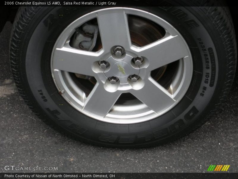Salsa Red Metallic / Light Gray 2006 Chevrolet Equinox LS AWD