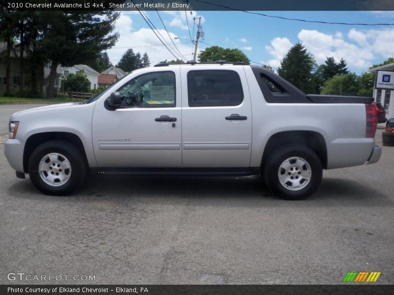 Sheer Silver Metallic / Ebony 2010 Chevrolet Avalanche LS 4x4
