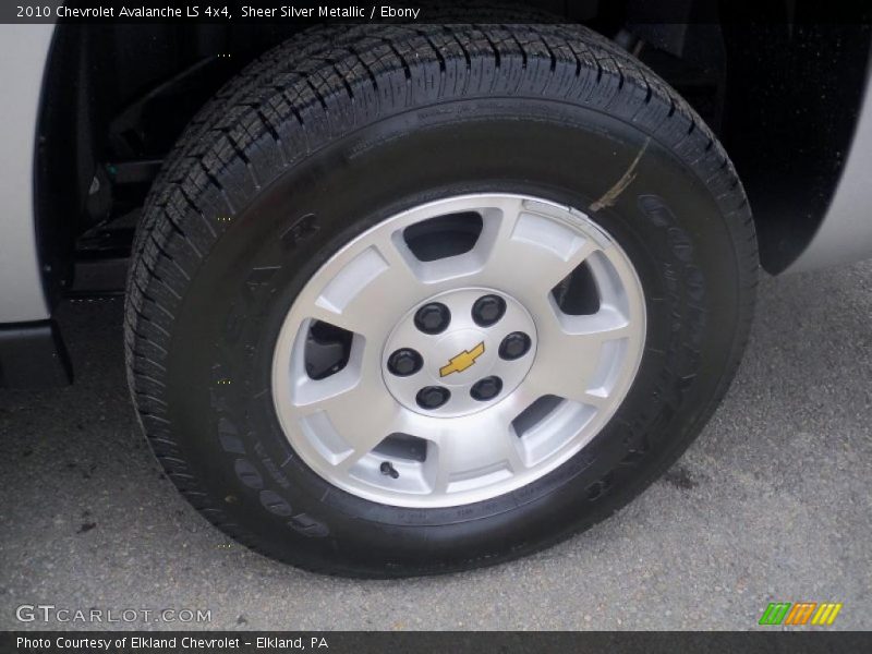 Sheer Silver Metallic / Ebony 2010 Chevrolet Avalanche LS 4x4