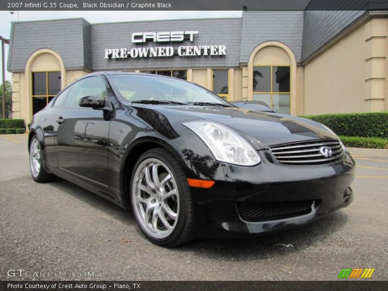 Black Obsidian / Graphite Black 2007 Infiniti G 35 Coupe