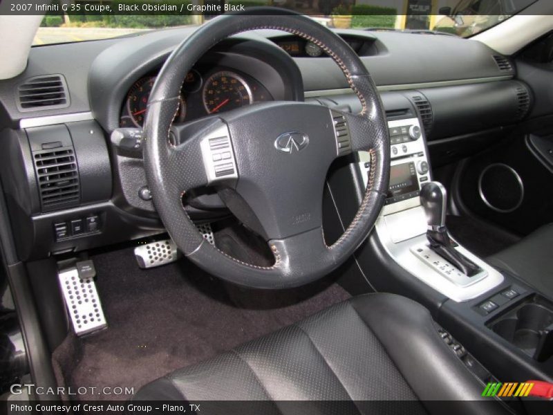 Black Obsidian / Graphite Black 2007 Infiniti G 35 Coupe