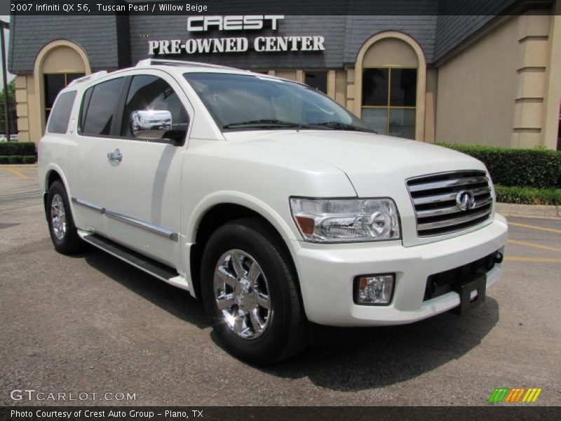 Tuscan Pearl / Willow Beige 2007 Infiniti QX 56