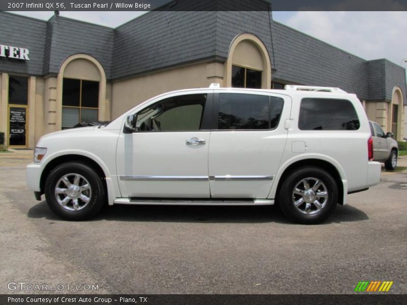 Tuscan Pearl / Willow Beige 2007 Infiniti QX 56