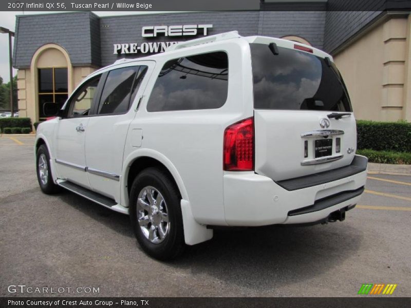 Tuscan Pearl / Willow Beige 2007 Infiniti QX 56