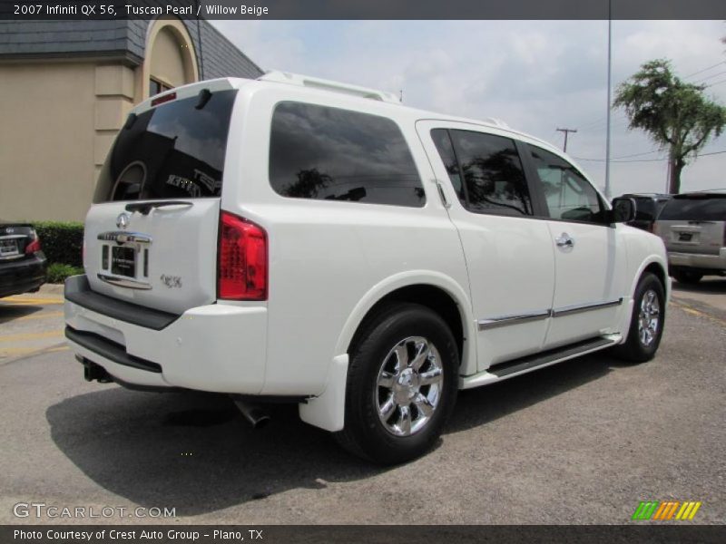 Tuscan Pearl / Willow Beige 2007 Infiniti QX 56