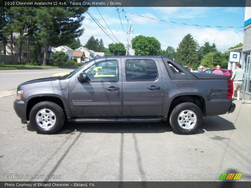 Taupe Gray Metallic / Ebony 2010 Chevrolet Avalanche LS 4x4
