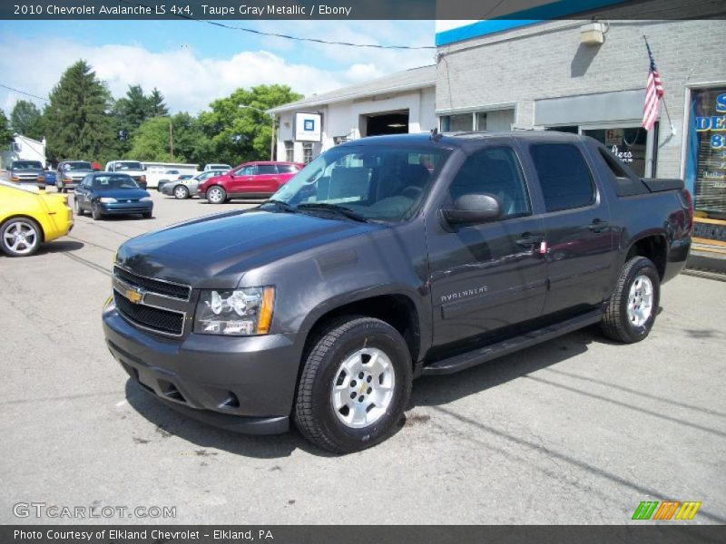 Taupe Gray Metallic / Ebony 2010 Chevrolet Avalanche LS 4x4
