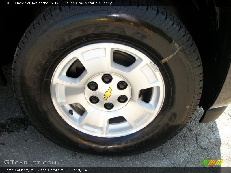 Taupe Gray Metallic / Ebony 2010 Chevrolet Avalanche LS 4x4