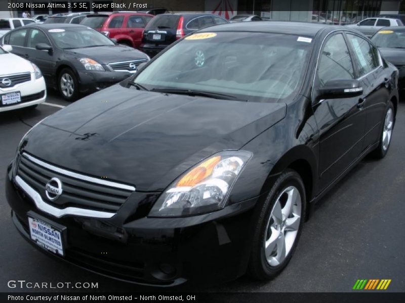Super Black / Frost 2008 Nissan Altima 3.5 SE