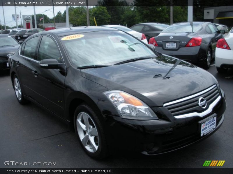 Super Black / Frost 2008 Nissan Altima 3.5 SE