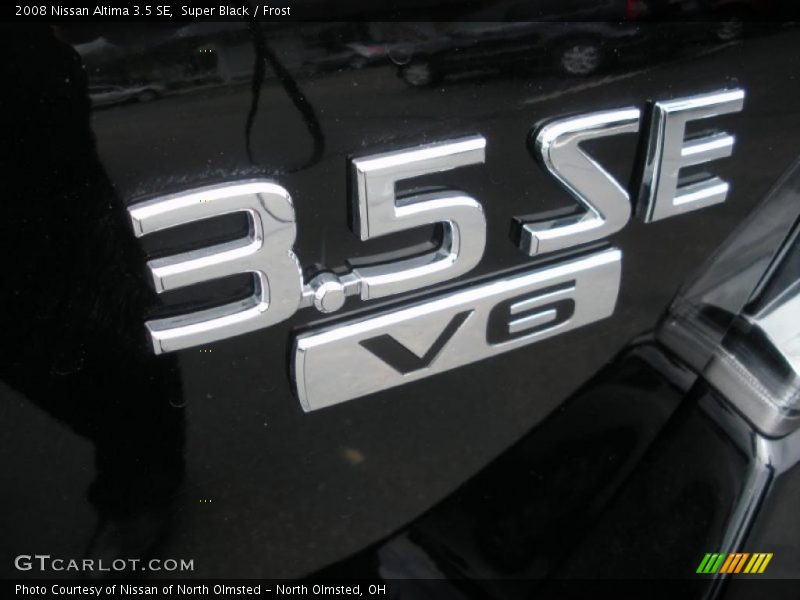 Super Black / Frost 2008 Nissan Altima 3.5 SE