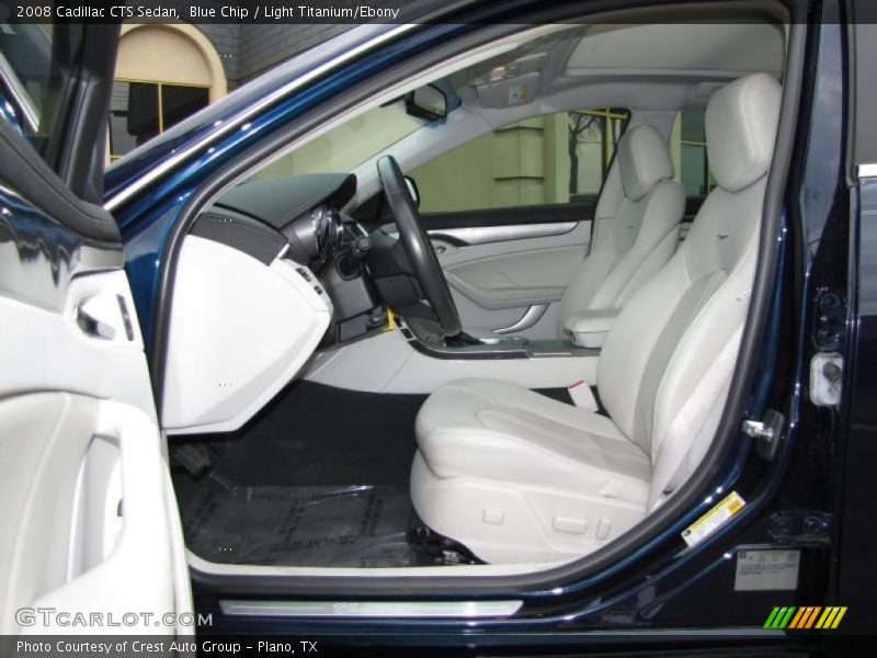 Blue Chip / Light Titanium/Ebony 2008 Cadillac CTS Sedan