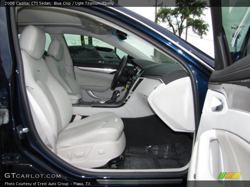 Blue Chip / Light Titanium/Ebony 2008 Cadillac CTS Sedan