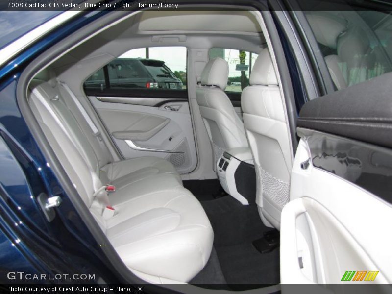 Blue Chip / Light Titanium/Ebony 2008 Cadillac CTS Sedan